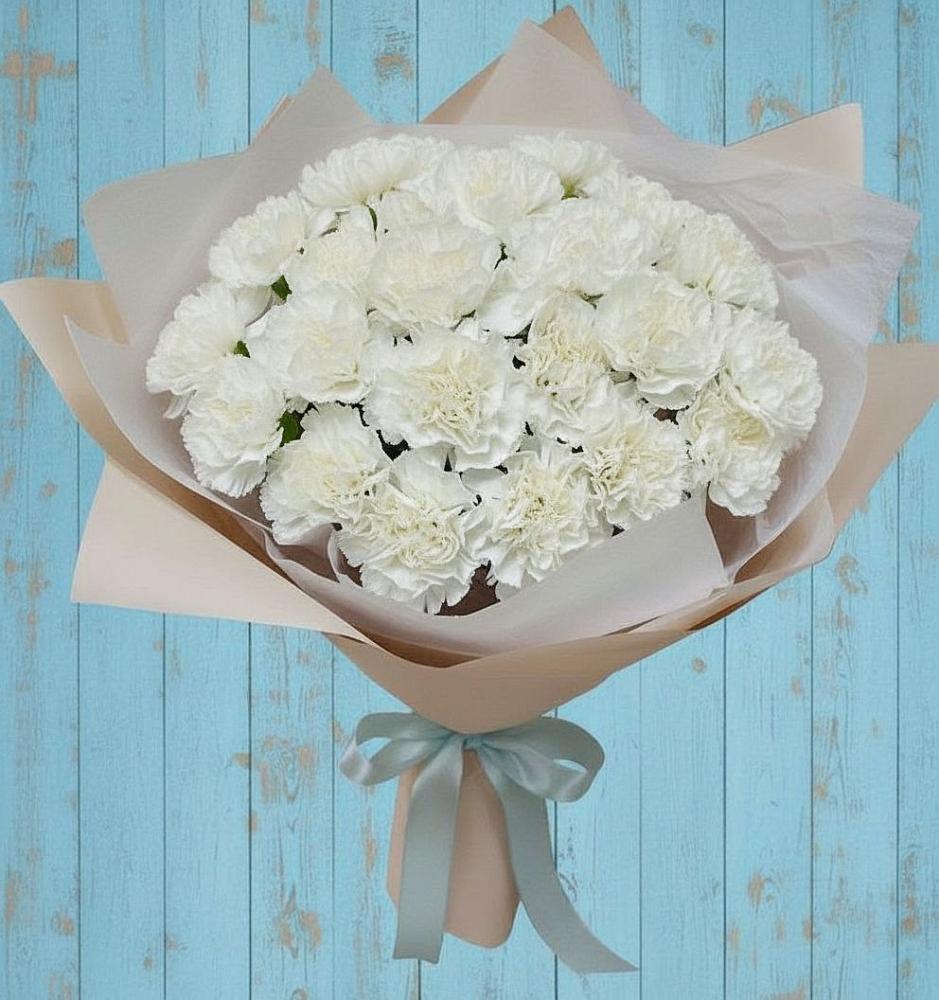 Букет цветов из: Гвоздики в Первомайском Оренбургский район