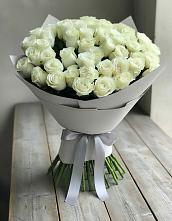 Букет 35 Белых роз в Первомайском Оренбургский район