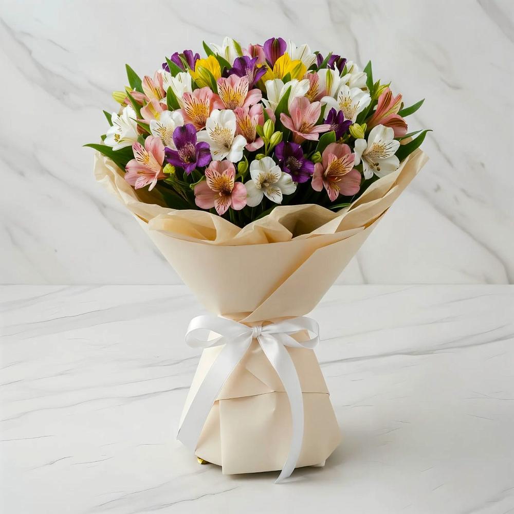 Букет цветов из: Альстромерии в Первомайском Оренбургский район