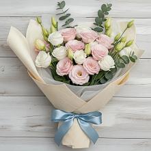 Букет цветов из:  Лизиантусы #REPLACE_PRED# Первомайском Оренбургский район