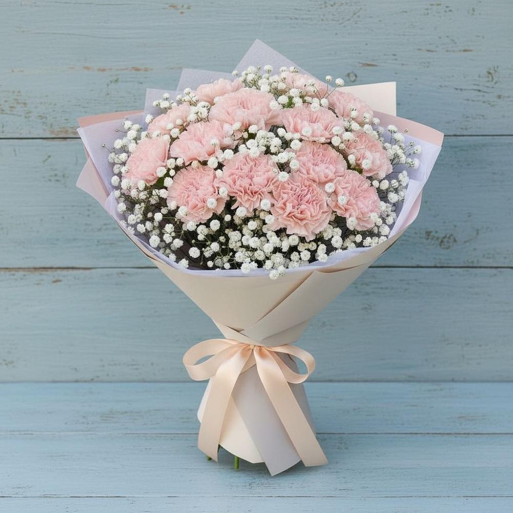 Букет цветов из: Гвоздики в Первомайском Оренбургский район