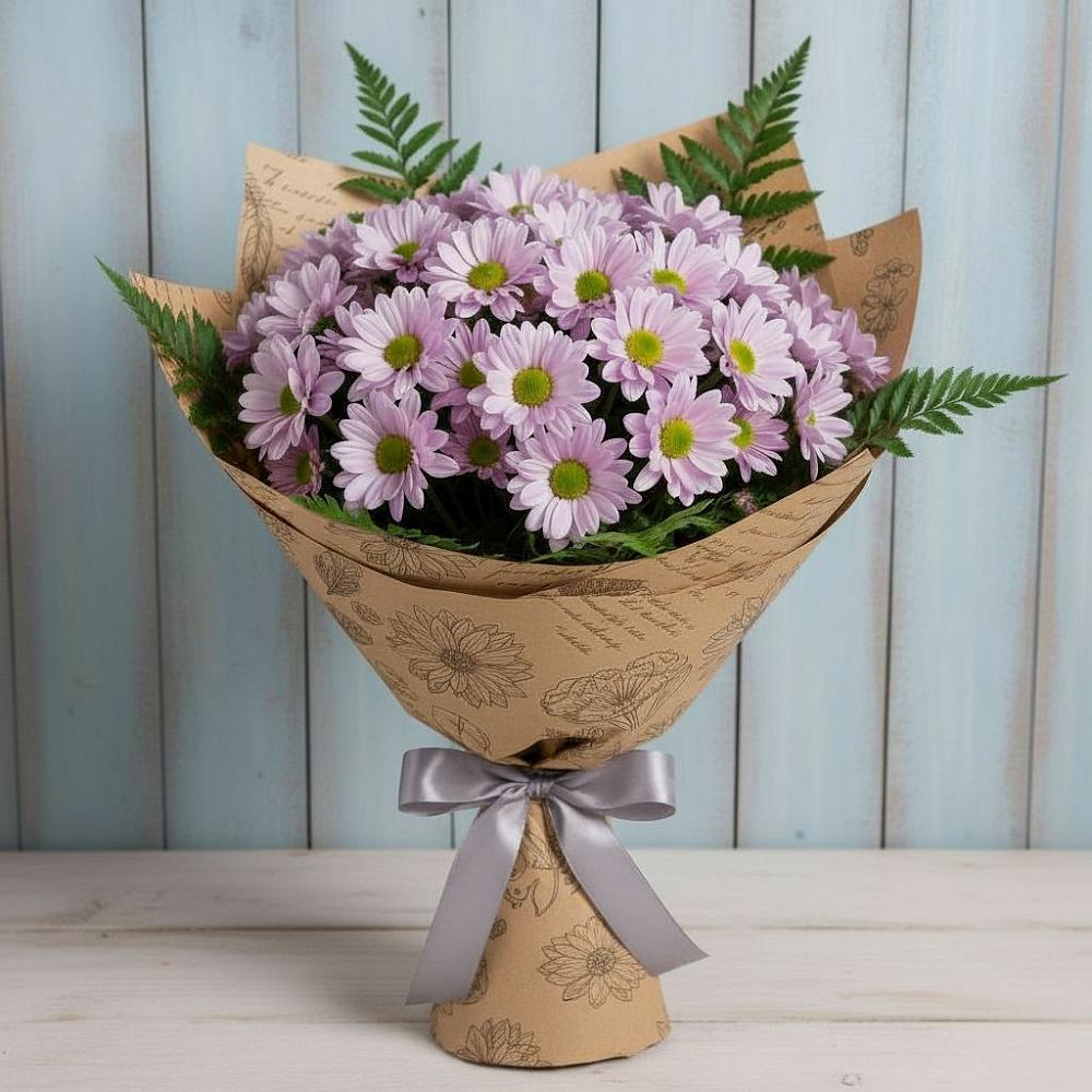 Букет цветов из: Хризантемы в Первомайском Оренбургский район