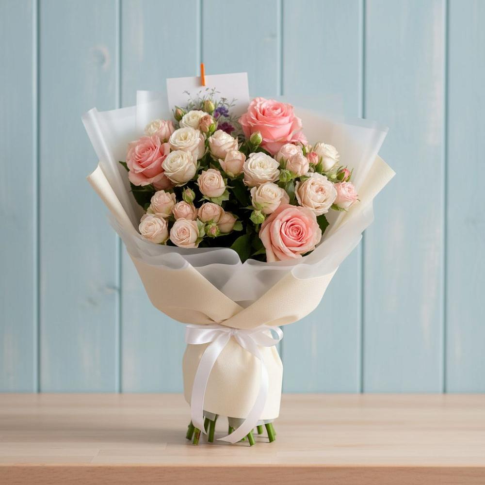 Букет цветов из: Розы в Первомайском Оренбургский район