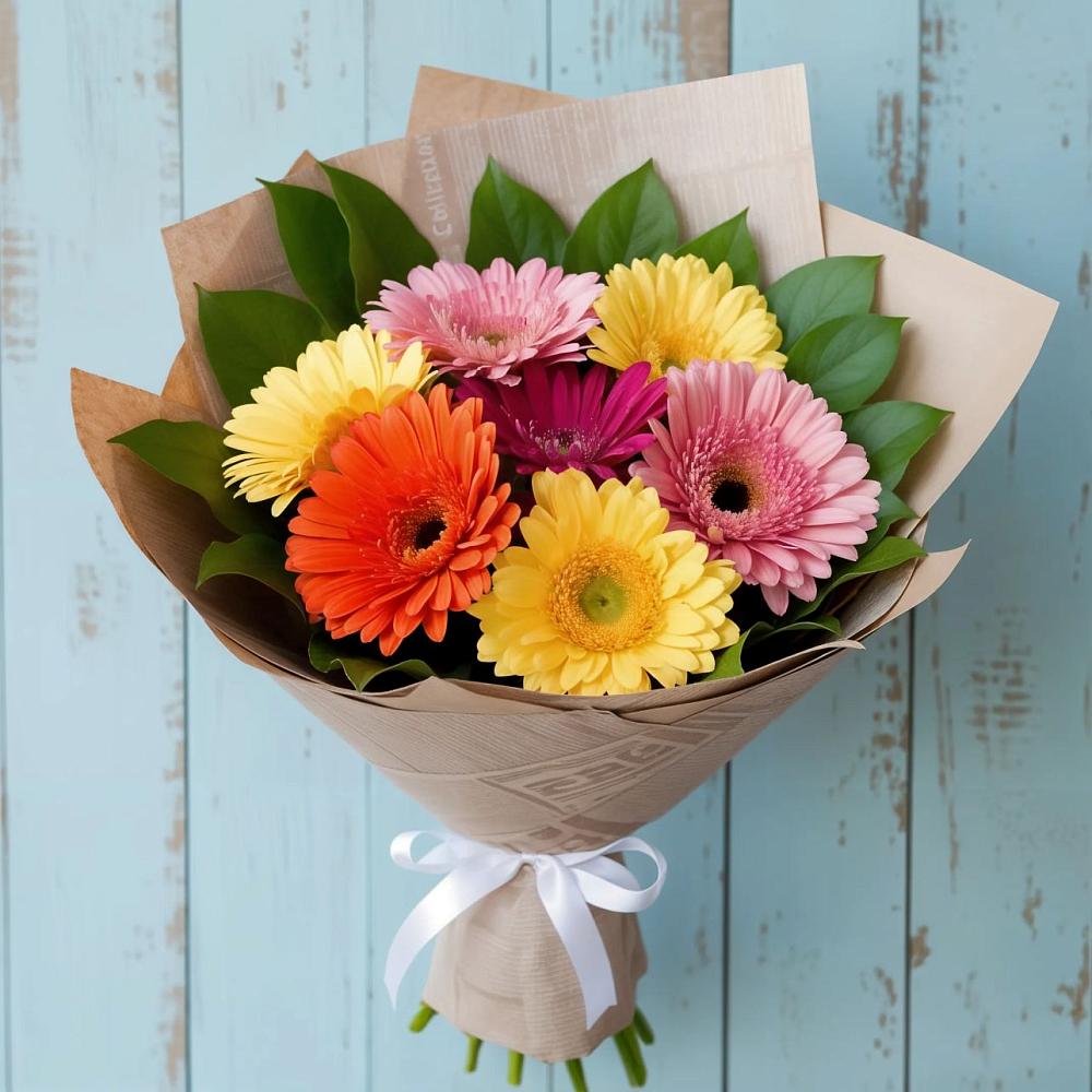 Букет цветов из: Герберы в Первомайском Оренбургский район