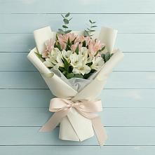 Букет цветов из:  Альстромерии в Первомайском Оренбургский район