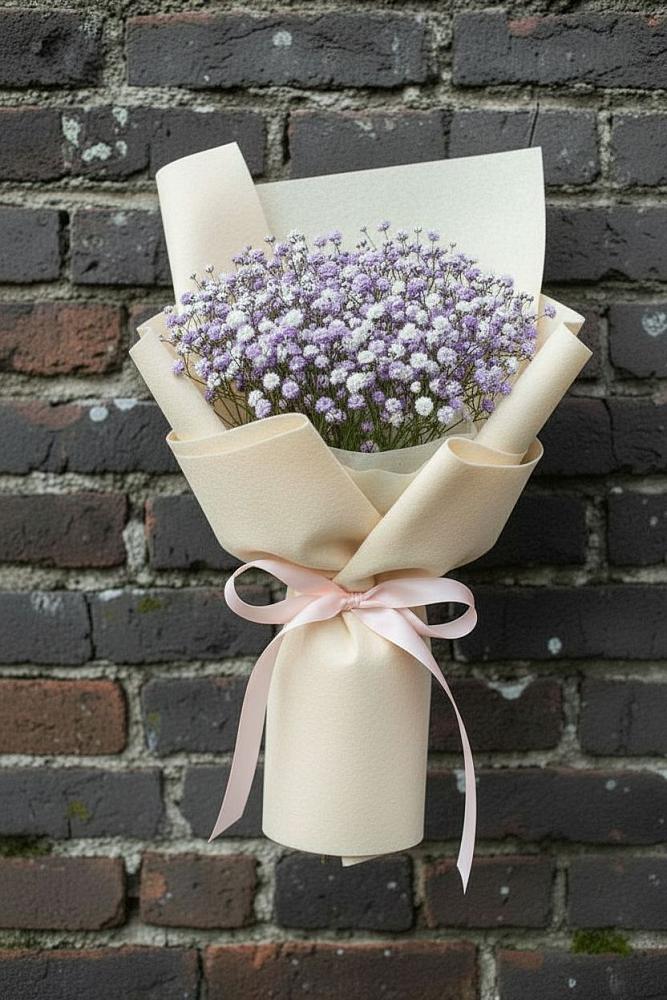 Букет цветов из: Гипсофила в Первомайском Оренбургский район