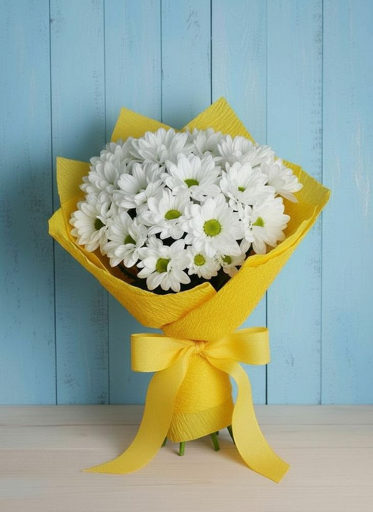 Букет цветов из: Хризантемы в Первомайском Оренбургский район