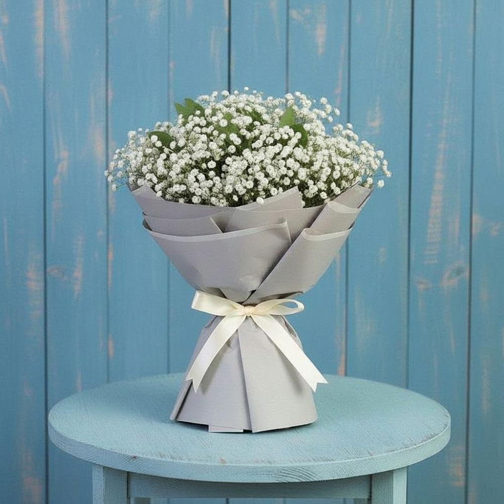 Букет цветов из: Гипсофила в Первомайском Оренбургский район