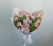 Букет цветов из:  Розы и Хризантемы в Первомайском Оренбургский район