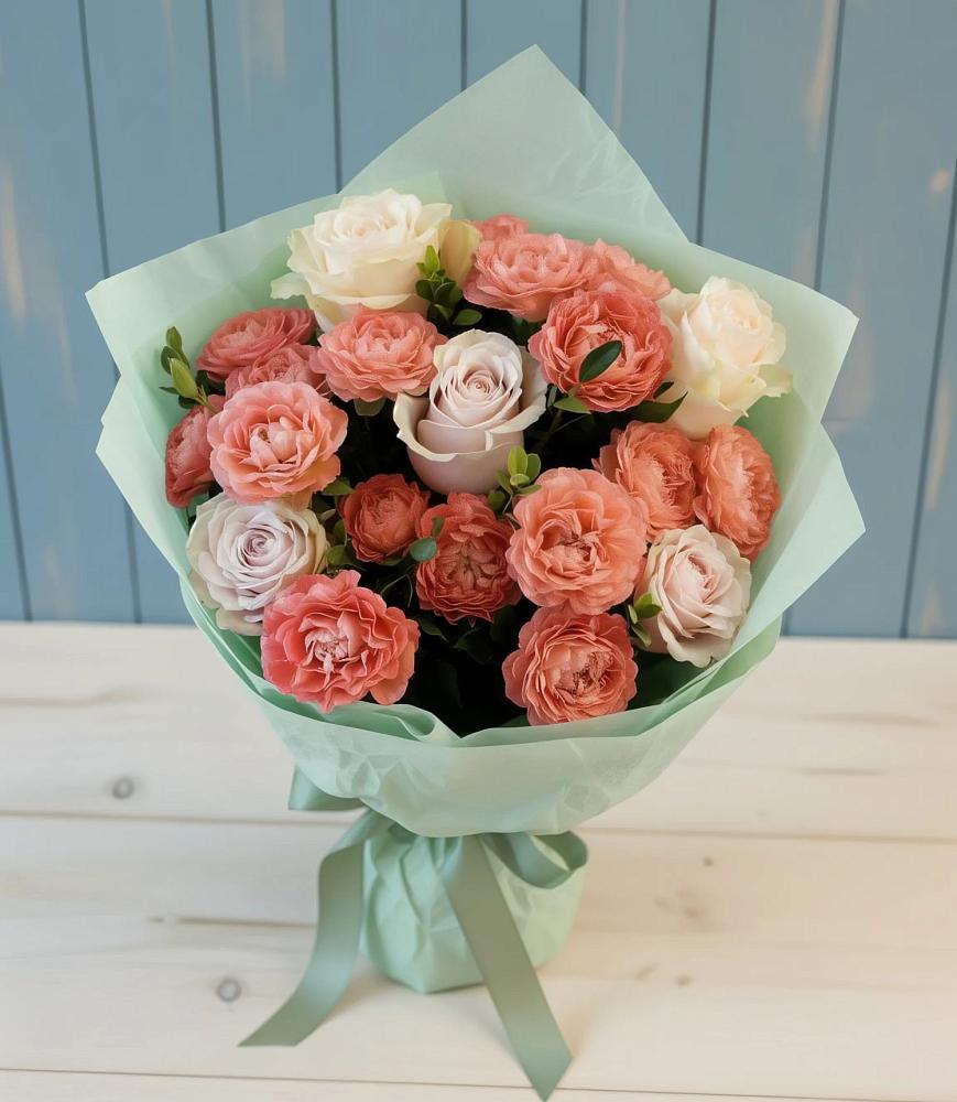 Букет цветов из: Розы в Первомайском Оренбургский район