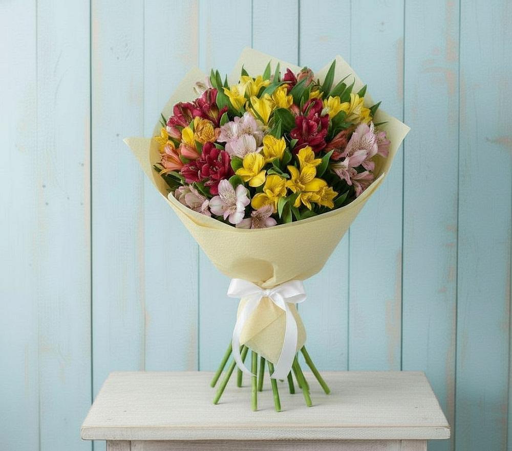 Букет цветов из: Альстромерии в Первомайском Оренбургский район