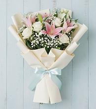 Букет цветов из:  Лилии в Первомайском Оренбургский район