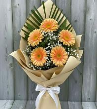 Букет цветов из:  Герберы в Первомайском Оренбургский район