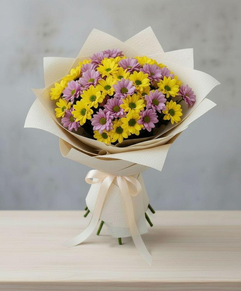 Букет цветов из: Хризантемы в Первомайском Оренбургский район